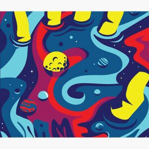 Hands Touching Artwork Mouse Pad - Image 3
